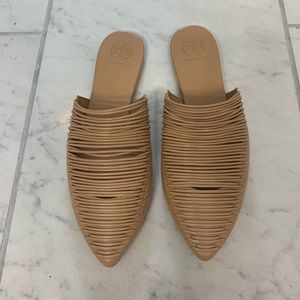Tory Burch nude mules - size 7M